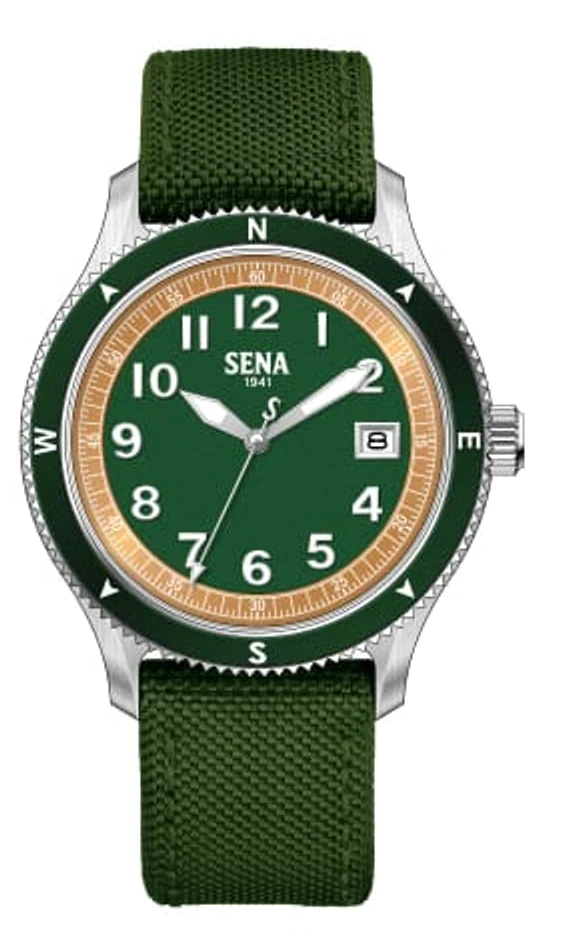 SENA Warisan 3-Hands Date , Green